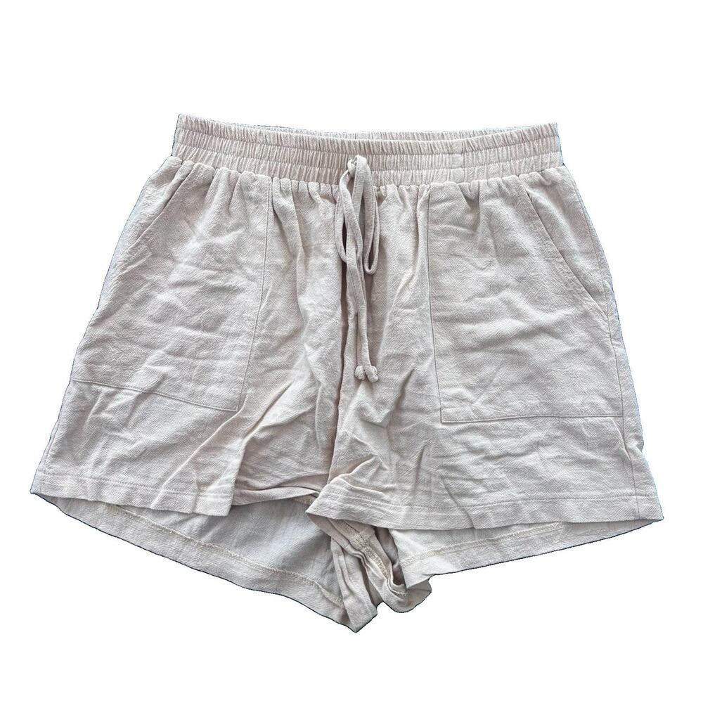 Salant Size Small Tan Chino Women’s Shorts Linen-inspired Summer Lightweight